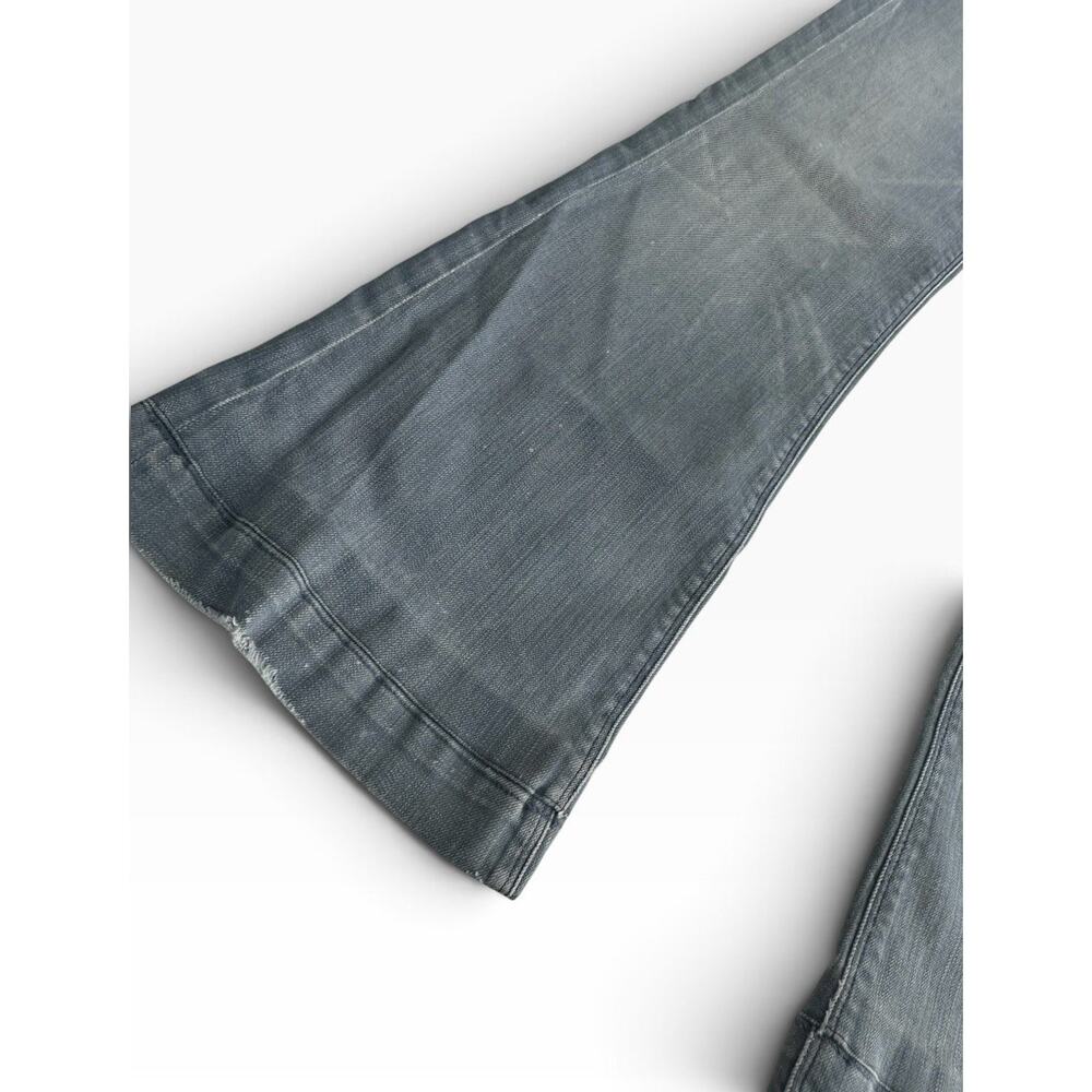 7 Seven For All Mankind Lowrise Ginger Flare Jeans Womens 25 Wide Leg - Picture 7 of 11